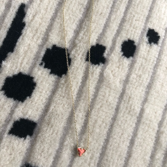 Kendra Scott Jewelry - Orange triangle Kendra Scott necklace
